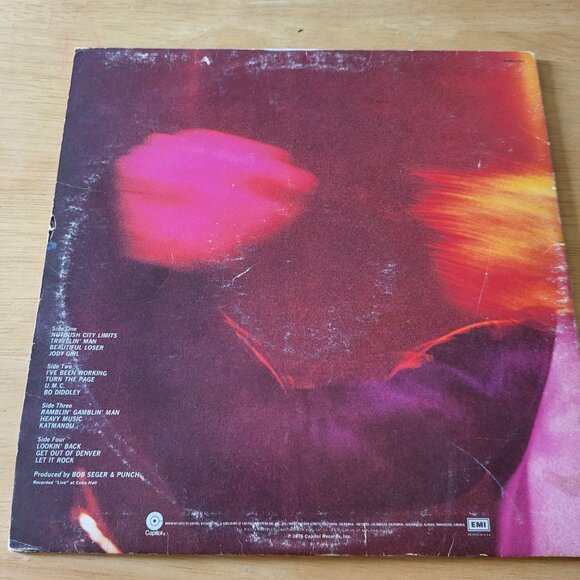 BOB SEGER Live Bullet Double LP Vinyl 1976 Capitol Records SKBB-11523 Rock LP6 - Picture 2 of 16